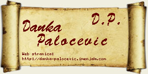 Danka Paločević vizit kartica